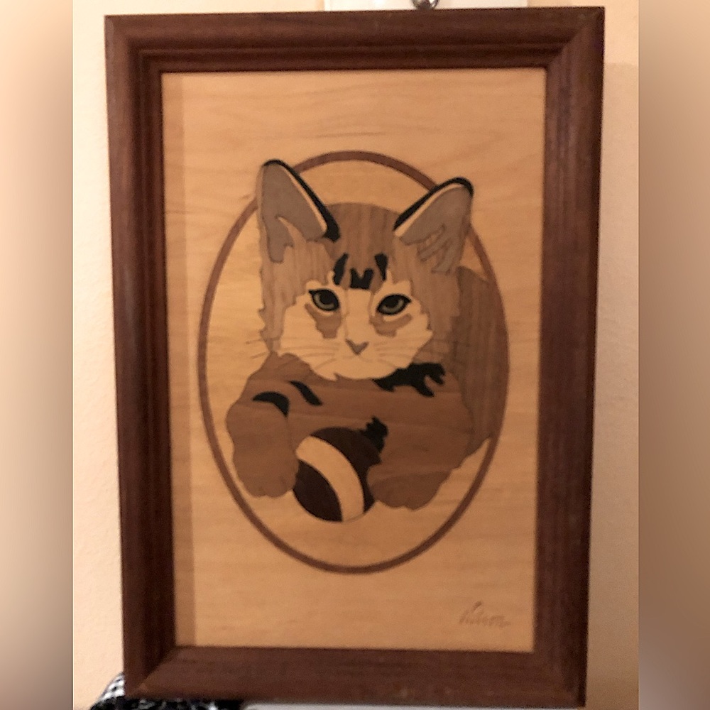 Hudson River Wood Inlay Picture